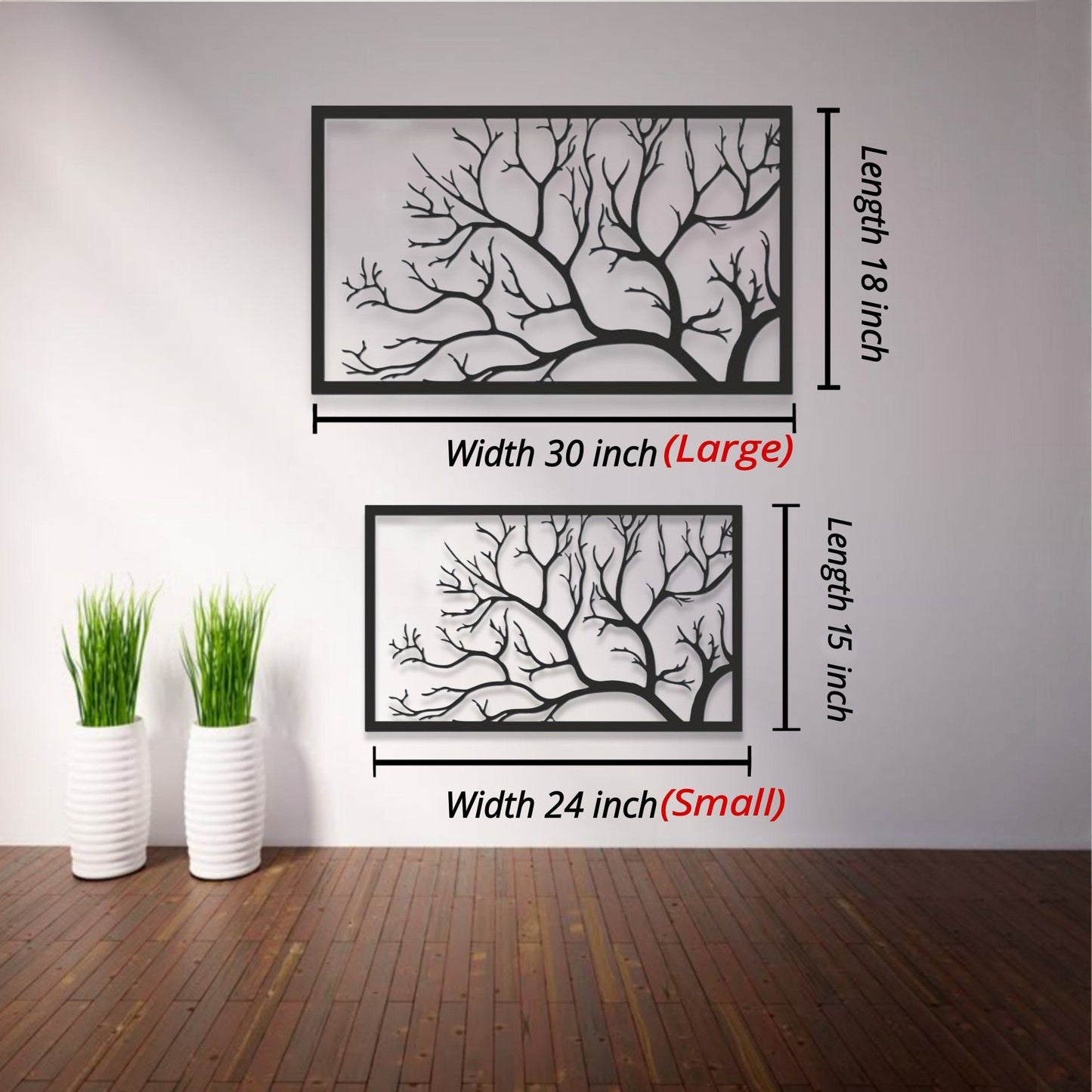 Wooden Tree Wall Art Frame | Stylish Modern Home Decor