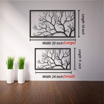 Wooden Tree Wall Art Frame | Stylish Modern Home Decor
